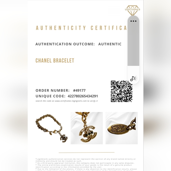 CHANEL | 2011 Fall 24k Gold Plated CC Charm Bracelet - Picture 11 of 11